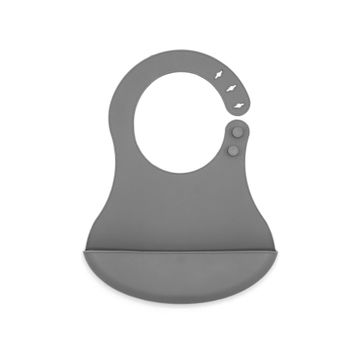 Babyjem 7187 Gri Mini Silikon Önlük