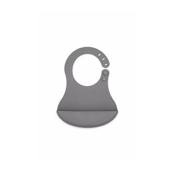 Babyjem 7187 Gri Mini Silikon Önlük