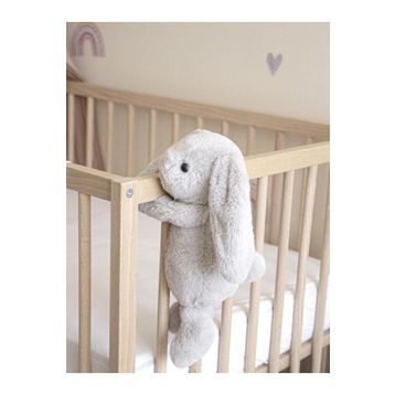 Babyjem 730 Gri 30 cm Uyku Arkadaşım Oturabilen Tavşan