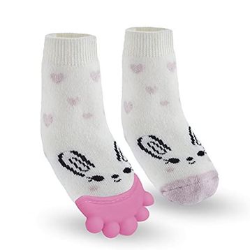 Babyjem 8681049216526 Diş Kaşıyıcılı Havlu Kız Bebek Çorap