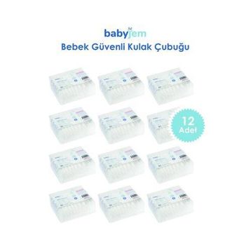 Babyjem 907 60 Adet 12'li Bebek Kulak & Burun Çubuğu