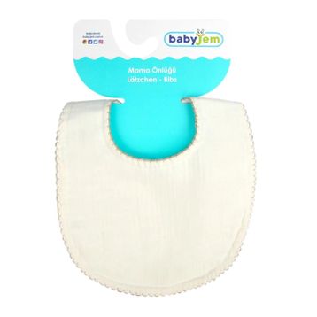 Babyjem ART-811 Ekru Müslin Bürümcük Önlük