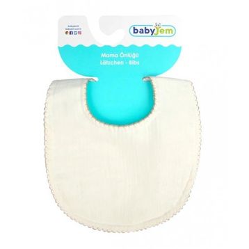 Babyjem ART-811 Ekru Müslin Bürümcük Önlük