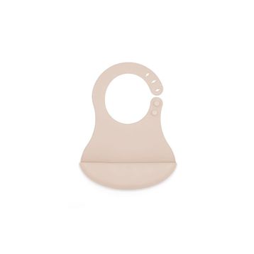 Babyjem Ekru Mini Silikon Önlük