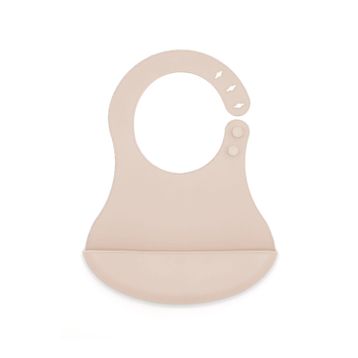 Babyjem Ekru Mini Silikon Önlük