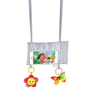 Babyjem Gri Puanlı Araç İçi Telefon Askılığı