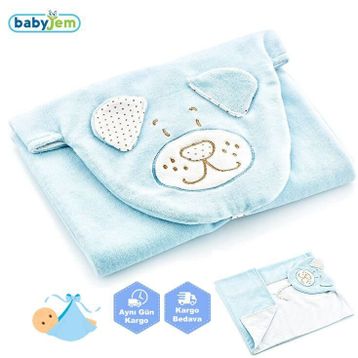 Babyjem Mavi Sevimli Altaçma Örtüsü