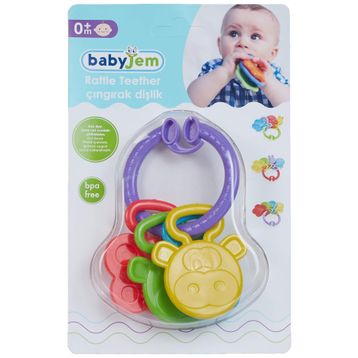 Babyjem Mor Çıngırak Dişlik