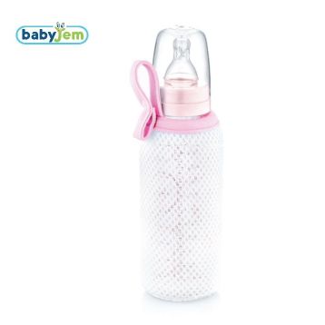 Babyjem Soft Pembe Büyük Boy Biberon Kılıfı