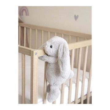 Babyjem Uyku Arkadaşım 35 cm Oturabilen Gri Tavşan