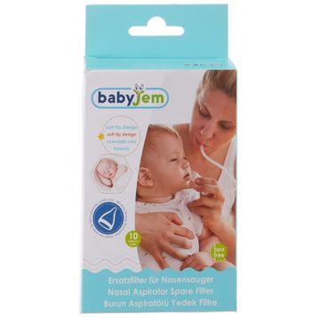 Babyjem Yedek Filtre 10 Adet Bebek Burun Aspiratörü