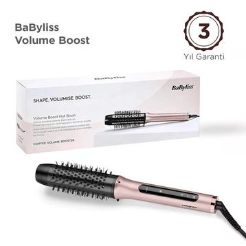 Babyliss HSB200E Volume Boost Gövdeli Termal Pembe Saç Fırçası