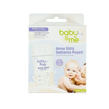 Baby&Me 50 Adet Anne Sütü Saklama Poşeti