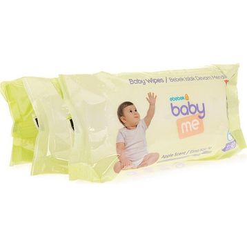 Baby&Me Elma Kokulu 3x90 Adet Islak Mendil