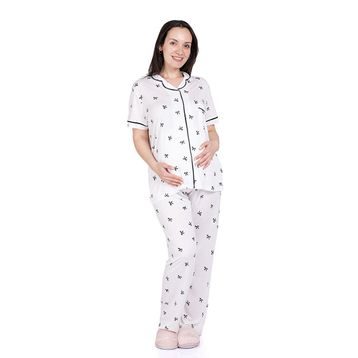 Baby&Mom Ekru Hamile Gecelik