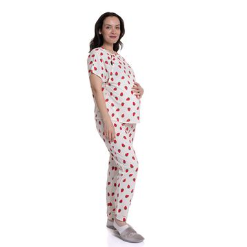 Baby&Mom Ekru Hamile Gecelik