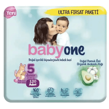 Babyone No:5 Junior 120 Adet Bebek Bezi