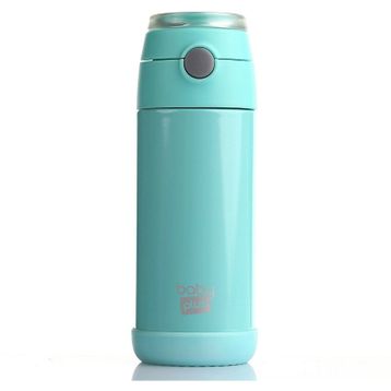 Baby&Plus 350 ml Mavi Çelik Termoslu Matara