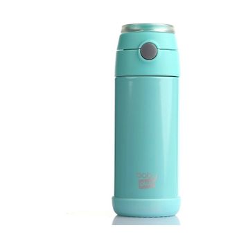 Baby&Plus 350 ml Mavi Çelik Termoslu Matara