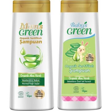 Baby's Green Moms Green Kids Organik Aloe Veralı ve Organik 400 ml Çocuk ve Bebek Şampuanı