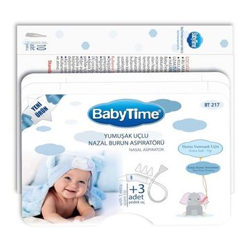 Babytime 217 Yumuşak Uçlu Burun Aspiratörü
