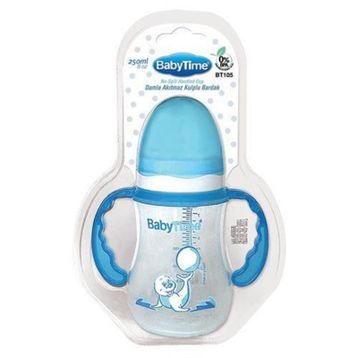 Babytime BT105 250 ml Damla Akıtmaz Kulplu Bardak