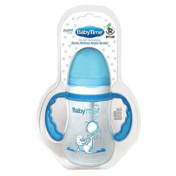 Babytime BT105 250 ml Damla Akıtmaz Kulplu Bardak