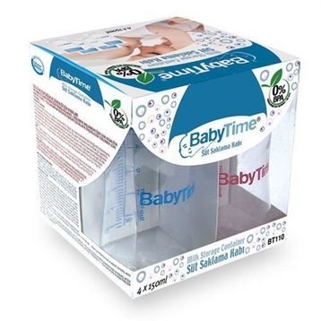Babytime BT110 4x150 ml Süt Saklama Kabı