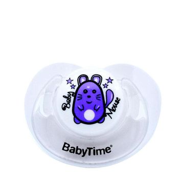 Babytime BT137B 0-6 Ay Silikon Emzik Beyaz