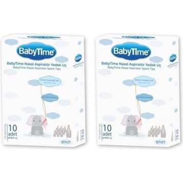 Babytime Nazal Burun Aspiratör 2'li Paket Yedek Ucu
