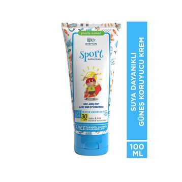 Babyton Suya Dayanıklı 100 ml Güneş Koruyucu Krem