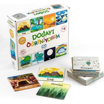 Baby&Toys CA Games Doğayı Öğreniyorum Eğitici Oyun Kartları