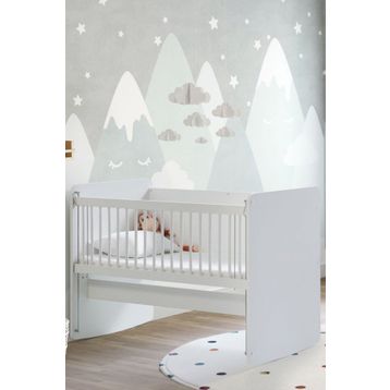 Babywhen BW1070 Pratik Sallanır Anne Yanı 60x120 cm Beyaz Beşik