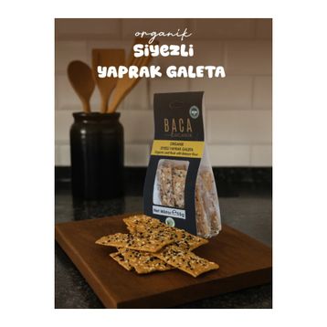 Baca Organik 55 gr Organik Siyezli Yaprak Galeta