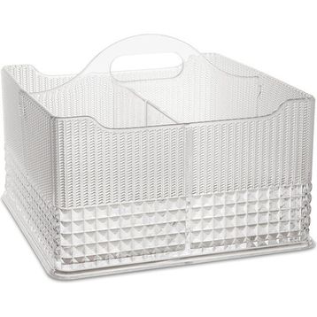 Baci Milano 20.8x20.8 cm Chic&Zen Kitchen Şeffaf Peçetelik