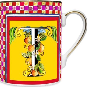 Baci Milano 555.01.01.0670 Ortigia T Harfli Mug