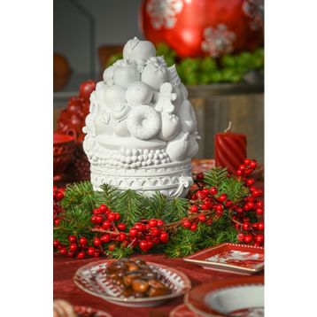Baci Milano 555.01.01.0850 Le Rouge 24x28 cm Beyaz Dekoratif Meyve Sepeti