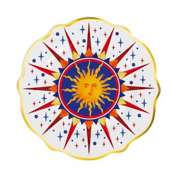 Baci Milano Dolce Vita Güneş Desenli 21 cm Tatlı Tabağı