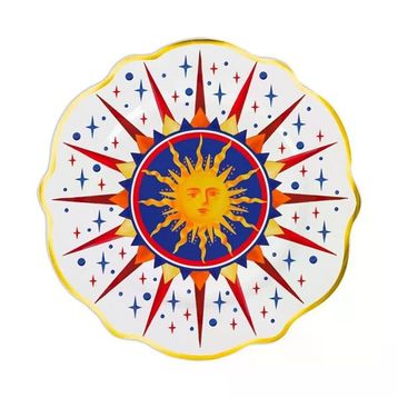 Baci Milano Dolce Vita Güneş Desenli 21 cm Tatlı Tabağı