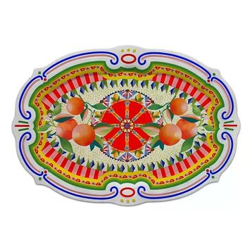 Baci Milano Dolce Vita Oval 50 cm Melamin Servis Tabağı