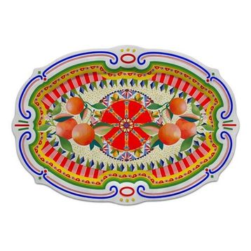 Baci Milano Dolce Vita Oval 50 cm Melamin Servis Tabağı