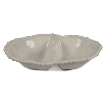 Baci Milano Joke Table-Kitchen Melamin 2'li Kahverengi Bölmeli Tabak
