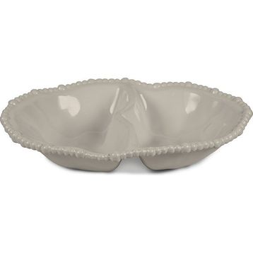 Baci Milano Joke Table-Kitchen Melamin 2'li Kahverengi Bölmeli Tabak