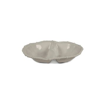 Baci Milano Joke Table-Kitchen Melamin 2'li Kahverengi Bölmeli Tabak