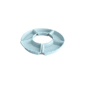Baci Milano Joke Table-Kitchen Melamin 5'li Aqua Meze Tabağı