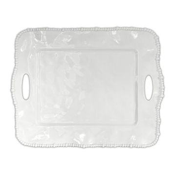 Baci Milano Joke Table Kitchen Melamin Beyaz Dikdörtgen Tepsi