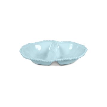 Baci Milano Joke Table&Kitchen Melamin 2'li Aqua Bölmeli Tabak