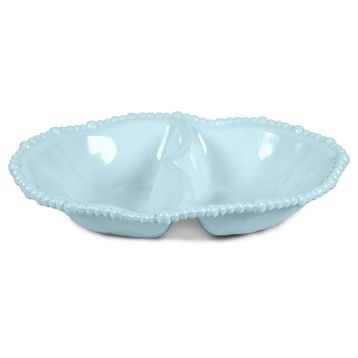 Baci Milano Joke Table&Kitchen Melamin 2'li Aqua Bölmeli Tabak