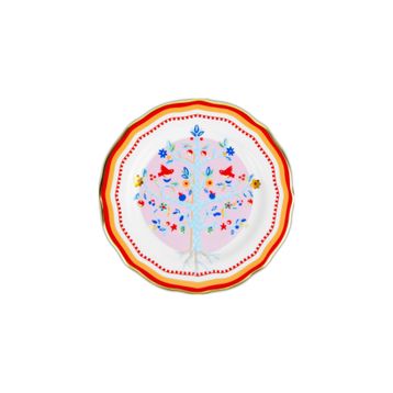 Baci Milano Mamma Mia 16 cm Ağaç Desenli Tatlı Tabağı