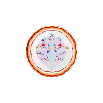 Baci Milano Mamma Mia 16 cm Ağaç Desenli Tatlı Tabağı